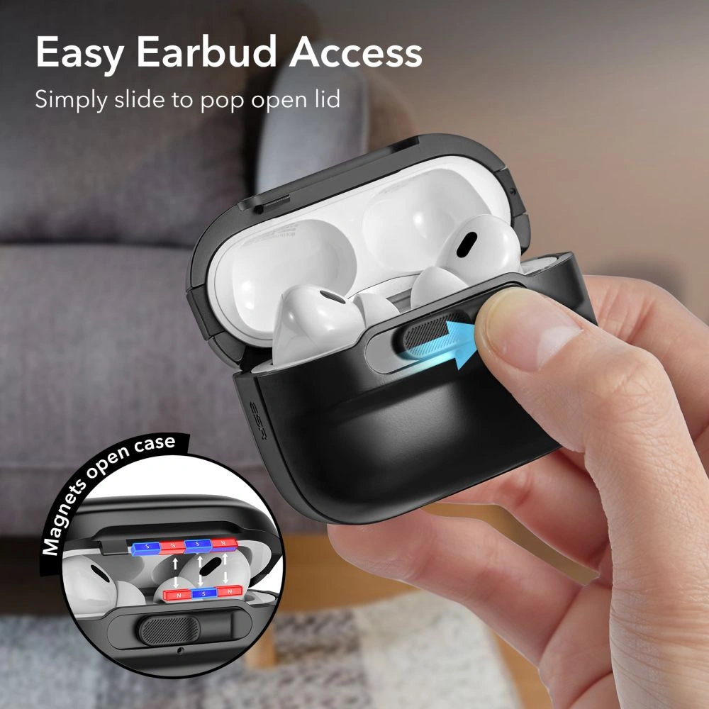 Hurtownia GSM - Etui ESR Pulse HaloLock MagSafe Apple Airpods Pro 1/2 Černé - ESR741 - {ean13} - Hurt