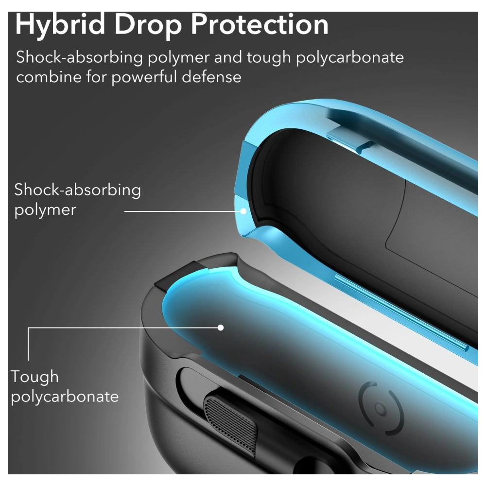 Hurtownia GSM - Etui ESR Pulse HaloLock MagSafe Apple Airpods Pro 1/2 Černé - ESR741 - {ean13} - Hurt
