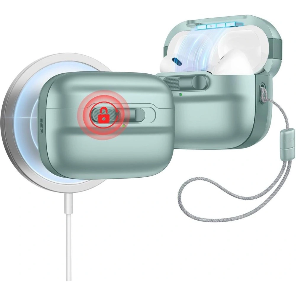 Hurtownia GSM - Case ESR Pulse HaloLock MagSafe Apple Airpods Pro 1/2 Grün - ESR742 - {ean13} - Hurt