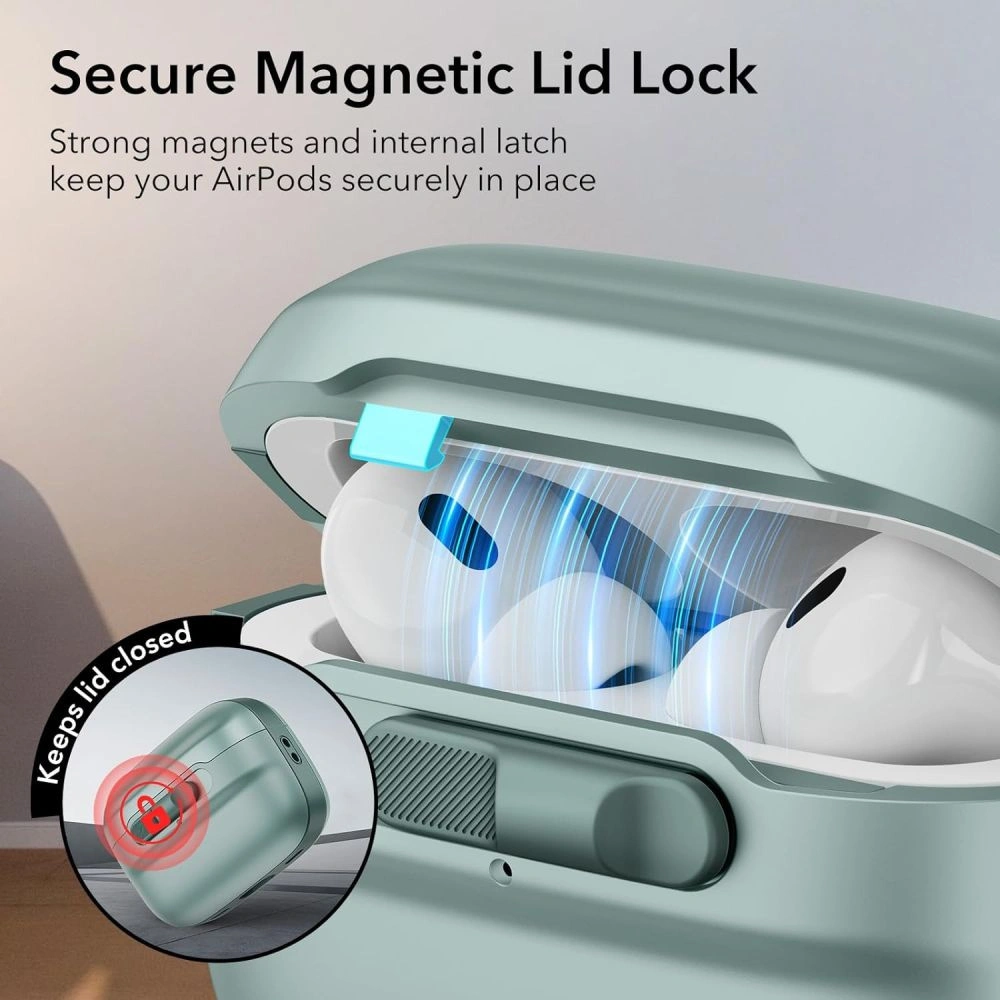 Hurtownia GSM - Case ESR Pulse HaloLock MagSafe Apple Airpods Pro 1/2 Grün - ESR742 - {ean13} - Hurt
