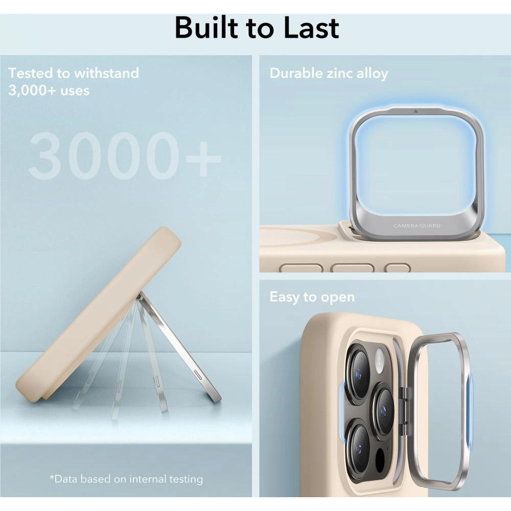 Hurtownia GSM - Etui ESR Cloud Kickstand HaloLock MagSafe Apple iPhone 15 Pro Bej - ESR743 - {ean13} - Hurt