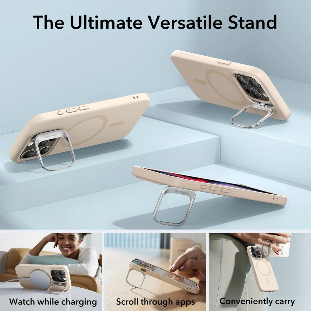 Hurtownia GSM - Etui ESR Cloud Kickstand HaloLock MagSafe Apple iPhone 15 Pro Bej - ESR743 - {ean13} - Hurt