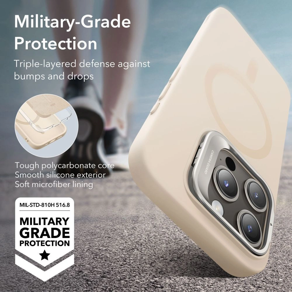 Hurtownia GSM - Etui ESR Cloud Kickstand HaloLock MagSafe Apple iPhone 15 Pro Bej - ESR743 - {ean13} - Hurt