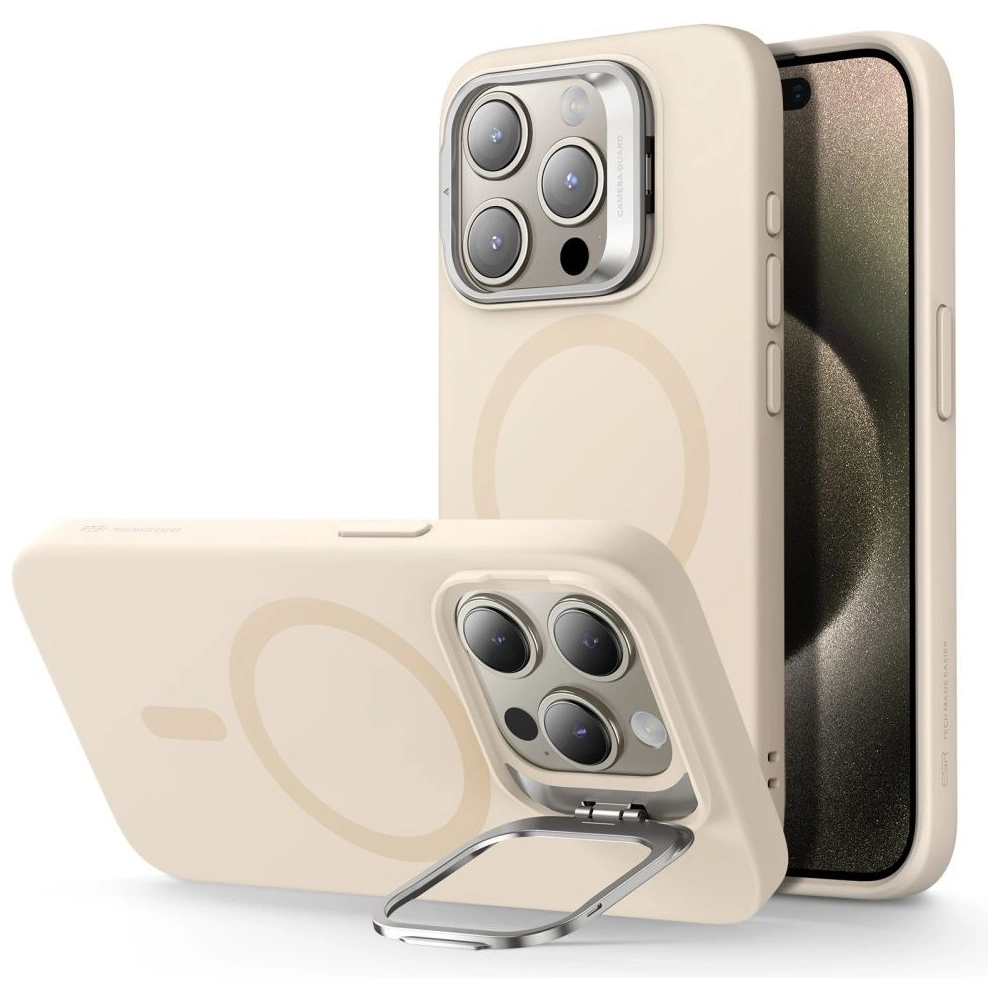 Hurtownia GSM - Etui ESR Cloud Kickstand HaloLock MagSafe Apple iPhone 15 Pro Max béžová - ESR744 - {ean13} - Hurt