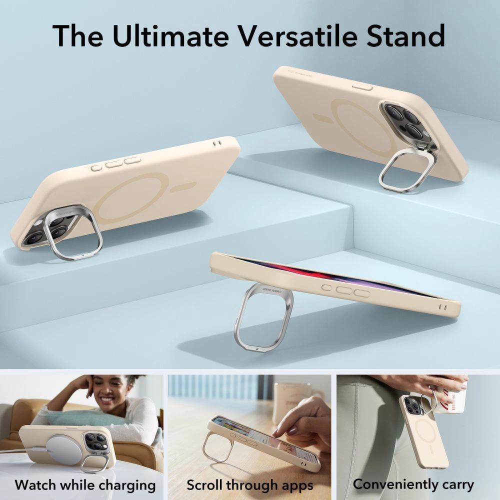 Hurtownia GSM - Etui ESR Cloud Kickstand HaloLock MagSafe Apple iPhone 15 Pro Max béžová - ESR744 - {ean13} - Hurt