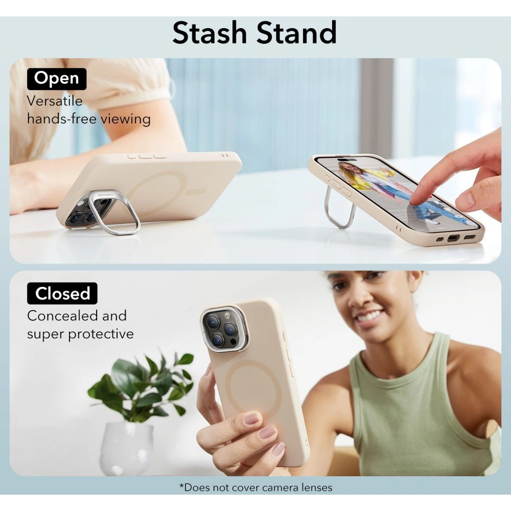 Hurtownia GSM - Case ESR Cloud Kickstand HaloLock MagSafe Apple iPhone 15 Pro Max Beige - ESR744 - {ean13} - Hurt