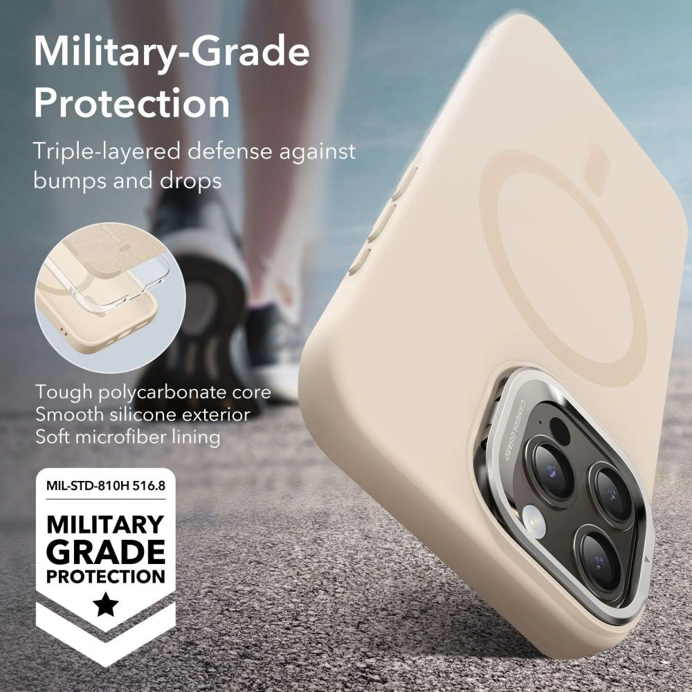 Hurtownia GSM - Etui ESR Cloud Kickstand HaloLock MagSafe Apple iPhone 15 Pro Max béžová - ESR744 - {ean13} - Hurt