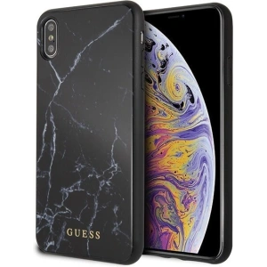 Hurtownia GSM - Case Guess GUHCI65HYMABK Apple iPhone XS Max schwarz/marmor - GUE077BLK - {ean13} - Hurt