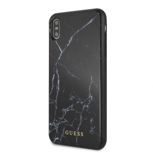 Etui Guess GUHCI65HYMABK Apple iPhone XS Max czarny/black Marble