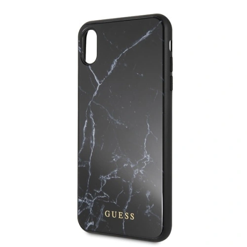 Etui Guess GUHCI65HYMABK Apple iPhone XS Max czarny/black Marble
