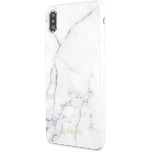 Hurtownia GSM - Case Guess GUHCI65HYMAWH Apple iPhone XS Max weiß/marmoriert - GUE078WHT - {ean13} - Hurt