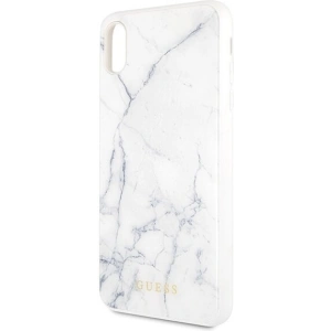 Hurtownia GSM - Case Guess GUHCI65HYMAWH Apple iPhone XS Max weiß/marmoriert - GUE078WHT - {ean13} - Hurt