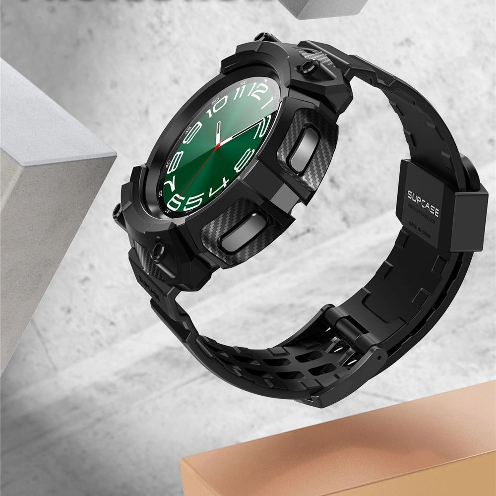 Hurtownia GSM - Case Supcase Unicorn Beetle Pro + 2x gehärtetes Glas Samsung Galaxy Watch 6 Classic 47mm Schwarz - SPC404 - {ean13} - Hurt