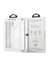 Hurtownia GSM - Etui Guess GUHCI65HYMAWH Apple iPhone XS Max bílý/mramorová bílá - GUE078WHT - {ean13} - Hurt