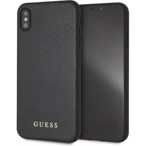 Hurtownia GSM - Case Guess GUHCI65IGLBK Apple iPhone XS Max schwarz/czarny hartes Gehäuse Iridescent - GUE079BLK - {ean13} - Hurt