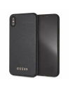 Etui Guess GUHCI65IGLBK Apple iPhone XS Max černý/hard case Iridescent