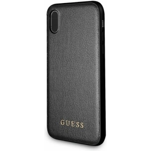 Hurtownia GSM - Case Guess GUHCI65IGLBK Apple iPhone XS Max schwarz/czarny hartes Gehäuse Iridescent - GUE079BLK - {ean13} - Hurt