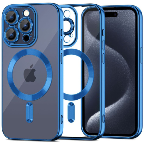 Tech-Protect Distributor - 9319456606645 - THP2386 - Tech-Protect MagShine MagSafe Apple iPhone 15 Pro Max Navy - B2B homescreen