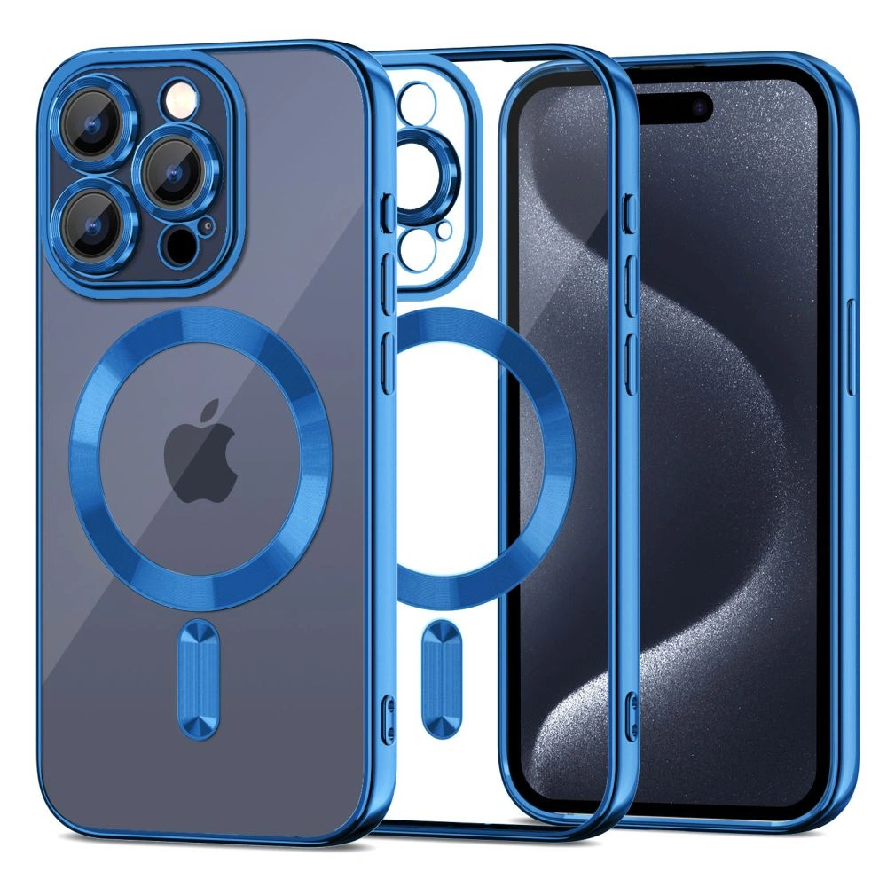 Hurtownia GSM - Etui Tech-Protect MagShine MagSafe Apple iPhone 15 Pro Max Námořnická - THP2386 - {ean13} - Hurt