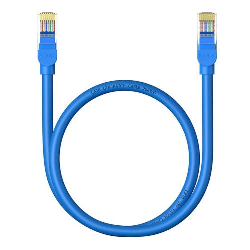 Kabel sieciowy Baseus Ethernet RJ45 Cat.6 1000Mbps 0,5m (niebieski)