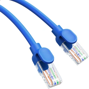 Hurtownia GSM - Hálózati kábel Baseus Ethernet RJ45 Cat.6 1000Mbps 0,5m (kék) - BSU4711 - {ean13} - Hurt