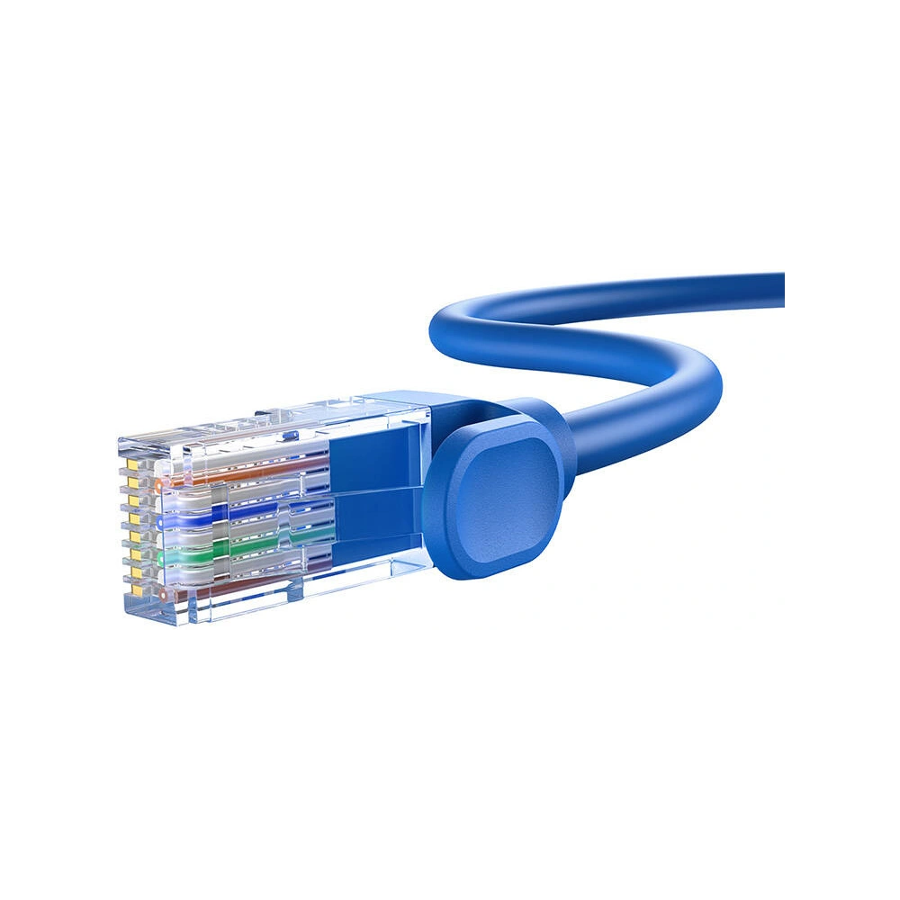 Hurtownia GSM - Kabel síťový Baseus Ethernet RJ45 Cat.6 1000Mbps 0,5m (modrý) - BSU4711 - {ean13} - Hurt