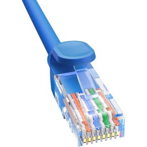Hurtownia GSM - Hálózati kábel Baseus Ethernet RJ45 Cat.6 1000Mbps 0,5m (kék) - BSU4711 - {ean13} - Hurt