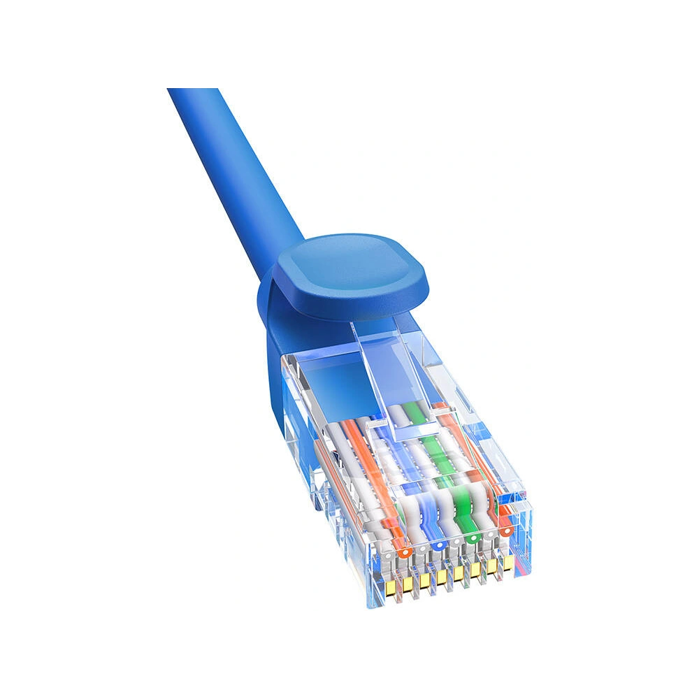 Hurtownia GSM - Kabel síťový Baseus Ethernet RJ45 Cat.6 1000Mbps 0,5m (modrý) - BSU4711 - {ean13} - Hurt