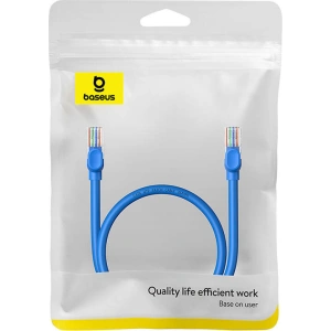 Hurtownia GSM - Hálózati kábel Baseus Ethernet RJ45 Cat.6 1000Mbps 0,5m (kék) - BSU4711 - {ean13} - Hurt