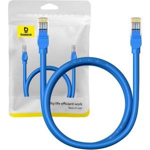 Wholesale Baseus Ethernet RJ45 Cat.6 1000Mbps network cable 1m (blue) - BSU4712 - {ean13} - Hurt