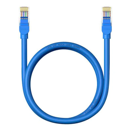 Kabel sieciowy Baseus Ethernet RJ45 Cat.6 1000Mbps 1m (niebieski)