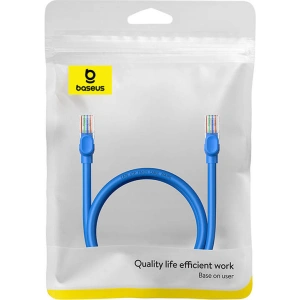Kabel sieciowy Baseus Ethernet RJ45 Cat.6 1000Mbps 1m (niebieski)