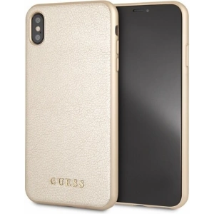 Hurtownia GSM - Case Guess GUHCI65IGLGO Apple iPhone XS Max gold/hartes Gehäuse Irisierend - GUE080GLD - {ean13} - Hurt