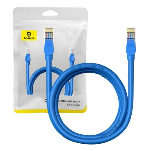 Wholesale Baseus Ethernet RJ45 Cat.6 1000Mbps network cable 2m (blue) - BSU4713 - {ean13} - Hurt