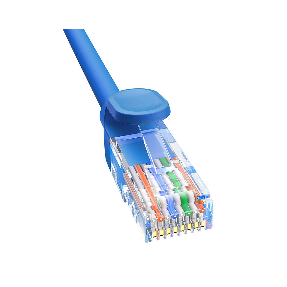 Hurtownia GSM - Cablul de rețea Baseus Ethernet RJ45 Cat.6 1000Mbps 2m (albastru) - BSU4713 - {ean13} - Hurt