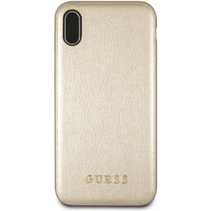 Hurtownia GSM - Case Guess GUHCI65IGLGO Apple iPhone XS Max gold/hartes Gehäuse Irisierend - GUE080GLD - {ean13} - Hurt