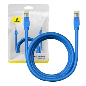 Wholesale Baseus Ethernet RJ45 Cat.6 1000Mbps network cable 3m (blue) - BSU4714 - {ean13} - Hurt