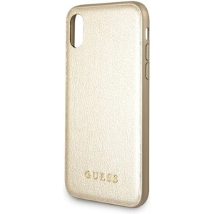 Hurtownia GSM - Case Guess GUHCI65IGLGO Apple iPhone XS Max gold/hartes Gehäuse Irisierend - GUE080GLD - {ean13} - Hurt
