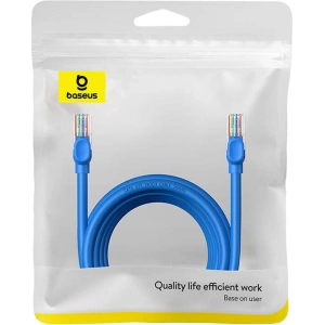 Kabel sieciowy Baseus Ethernet RJ45 Cat.6 1000Mbps 5m (niebieski)
