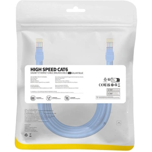 Kabel sieciowy Baseus Ethernet RJ45 Cat.6 1000Mbps 5m (niebieski)
