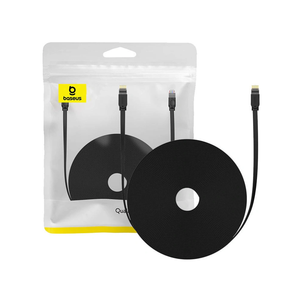 Hurtownia GSM - Cablu de rețea Baseus Ethernet RJ45 Cat.6 1000Mbps 30m (negru) - BSU4716 - {ean13} - Hurt