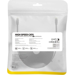 Kabel sieciowy Baseus Ethernet RJ45 Cat.6 1000Mbps 30m (czarny)