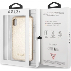 Hurtownia GSM - Case Guess GUHCI65IGLGO Apple iPhone XS Max gold/hartes Gehäuse Irisierend - GUE080GLD - {ean13} - Hurt