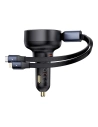 Hurtownia GSM - Autonabíječka Baseus Enjoyment USB-C s kabelem USB-C / Lightning 60 W (černá) - BSU4717 - {ean13} - Hurt