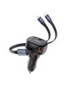 Hurtownia GSM - Autonabíječka Baseus Enjoyment USB-C s kabelem USB-C / Lightning 60 W (černá) - BSU4717 - {ean13} - Hurt