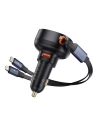 Hurtownia GSM - Autonabíječka Baseus Enjoyment USB-A s kabelem USB-C / Lightning 60 W (černá) - BSU4718 - {ean13} - Hurt