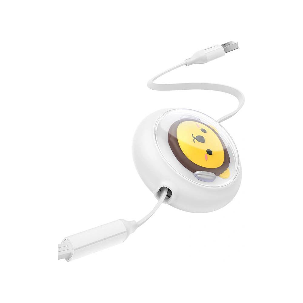 Hurtownia GSM - Cablu 3w1 Baseus USB-A / USB-C, USB-A, Lightning 3,5A 1.1m (alb) - BSU4719 - {ean13} - Hurt
