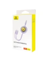 Wholesale Baseus USB-A / USB-C, USB-A, Lightning 3.5A 3-in-1 cable 1.1m (purple) - BSU4720 - {ean13} - Hurt