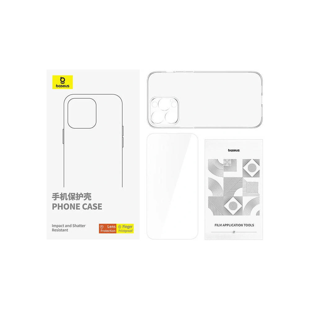 Hurtownia GSM - Etui + tvrzené sklo Baseus Apple iPhone 15 Pro - BSU4724 - {ean13} - Hurt