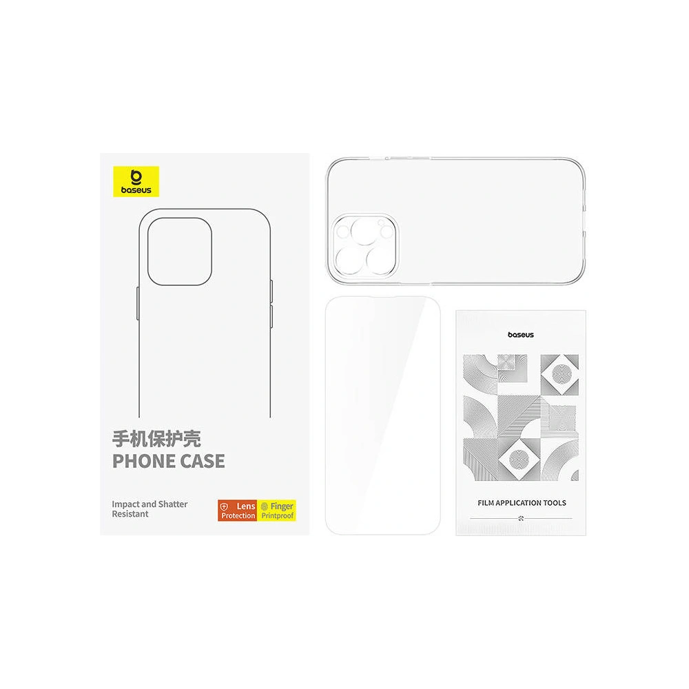 Hurtownia GSM - Etui + tvrzené sklo Baseus Apple iPhone 15 Pro Max - BSU4725 - {ean13} - Hurt